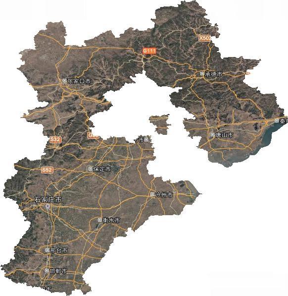 河北省卫星地图离线包下载